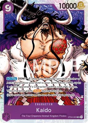 Kaido (003) card from Revision Pack Cards