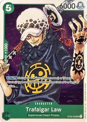 Trafalgar Law card from Revision Pack Cards