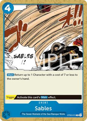 Sables card from Revision Pack Cards