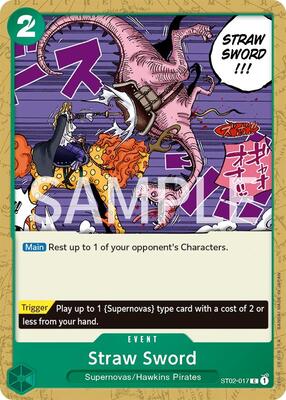 Straw Sword card from Revision Pack Cards