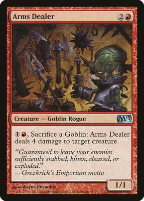 Arms Dealer card from Magic 2013 (M13)