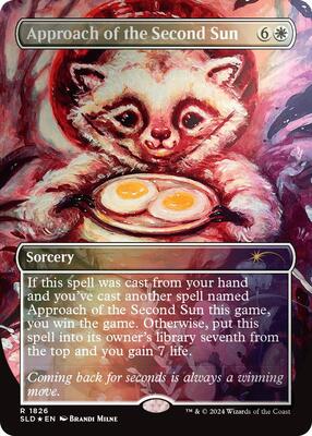 Approach of the Second Sun (Rainbow Foil) card from Secret Lair Drop Series