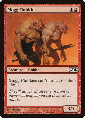 Mogg Flunkies card from Magic 2013 (M13)