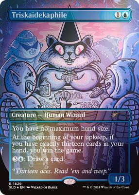 Triskaidekaphile (Rainbow Foil) card from Secret Lair Drop Series