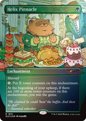 Helix Pinnacle (Rainbow Foil) card from Secret Lair Drop Series