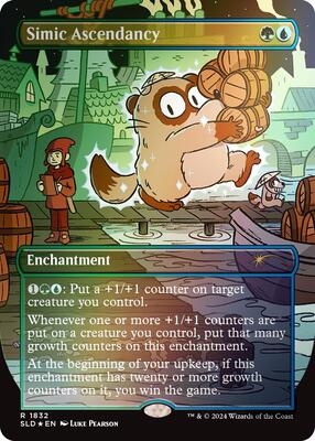 Simic Ascendancy (Rainbow Foil) card from Secret Lair Drop Series