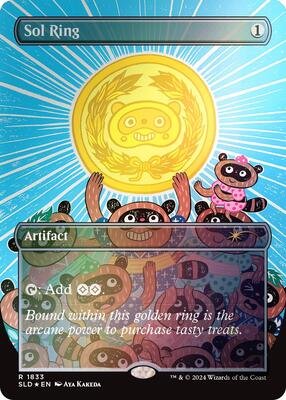 Sol Ring (1833) (Rainbow Foil) card from Secret Lair Drop Series