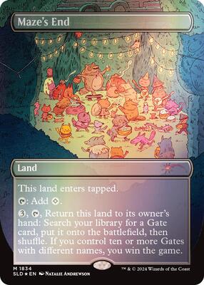 Maze's End (Rainbow Foil) card from Secret Lair Drop Series