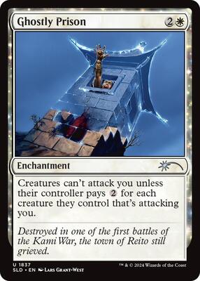 Ghostly Prison (1837) card from Secret Lair Drop Series