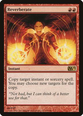Reverberate card from Magic 2013 (M13)