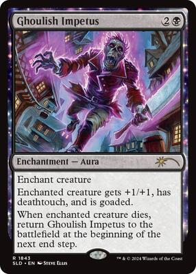 Ghoulish Impetus card from Secret Lair Drop Series