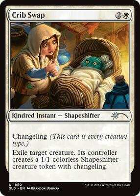 Crib Swap card from Secret Lair Drop Series