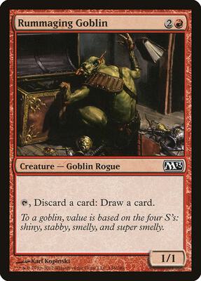 Rummaging Goblin card from Magic 2013 (M13)