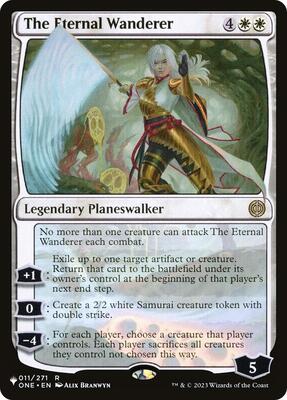 The Eternal Wanderer card from The List Reprints
