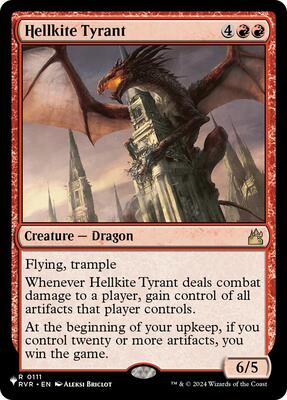 Hellkite Tyrant card from The List Reprints