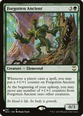 Forgotten Ancient (NCC) card from The List Reprints