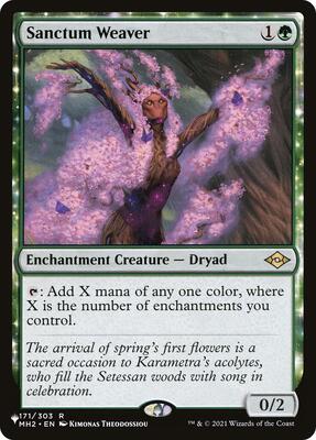 Sanctum Weaver card from The List Reprints