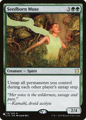 Seedborn Muse card from The List Reprints