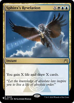 Sphinx's Revelation card from The List Reprints