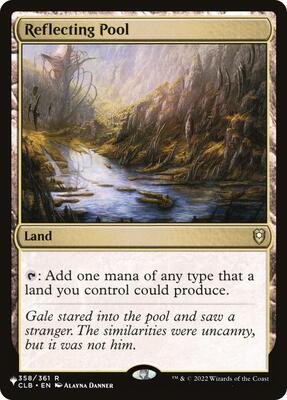 Reflecting Pool card from The List Reprints