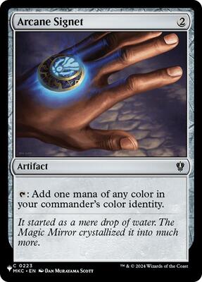 Arcane Signet (MKC) card from The List Reprints