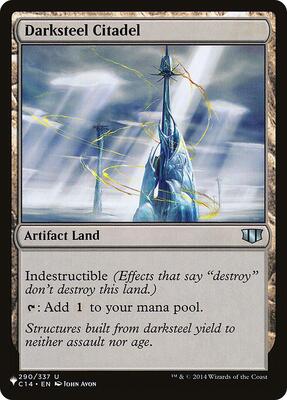 Darksteel Citadel (C14) card from The List Reprints