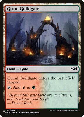 Gruul Guildgate card from The List Reprints
