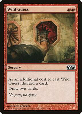 Wild Guess card from Magic 2013 (M13)