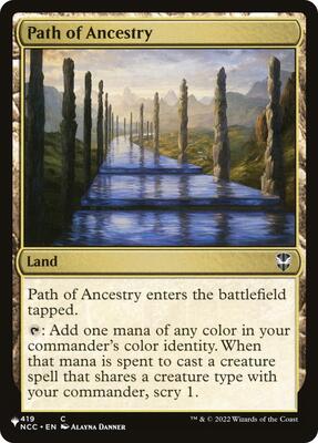 Path of Ancestry (NCC) card from The List Reprints