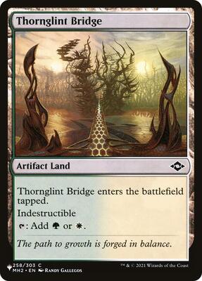 Thornglint Bridge card from The List Reprints