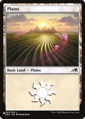 Plains (NEO) card from The List Reprints