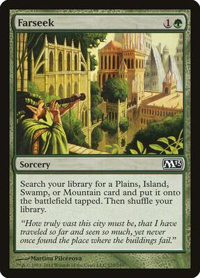 Farseek card from Magic 2013 (M13)