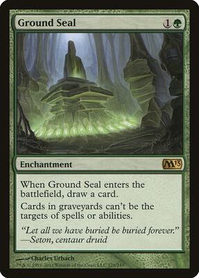 Ground Seal card from Magic 2013 (M13)