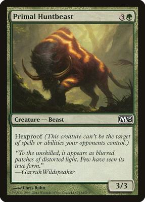 Primal Huntbeast card from Magic 2013 (M13)