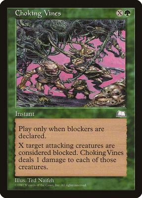 Choking Vines card from Weatherlight