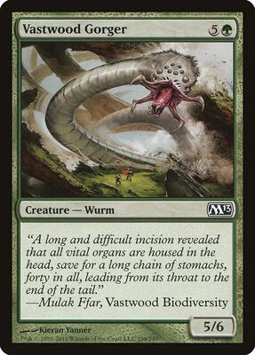 Vastwood Gorger card from Magic 2013 (M13)
