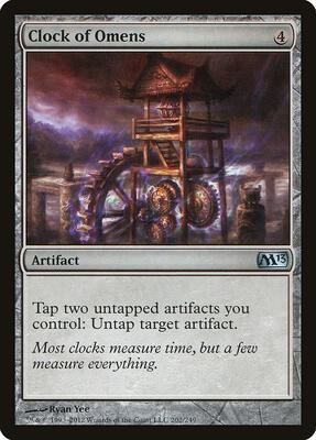 Clock of Omens card from Magic 2013 (M13)