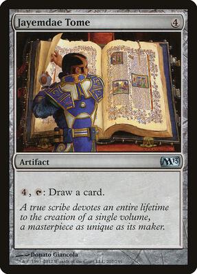 Jayemdae Tome card from Magic 2013 (M13)