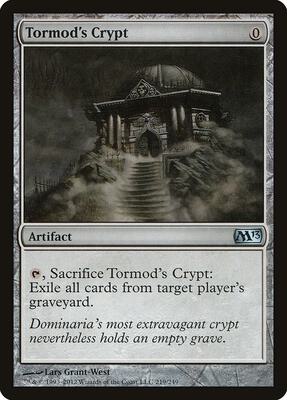 Tormod's Crypt card from Magic 2013 (M13)