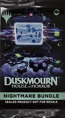 Duskmourn: House of Horror - Nightmare Bundle Booster Pack card from Duskmourn: House of Horror