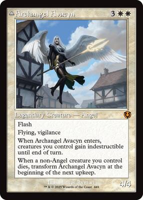 Archangel Avacyn (Retro Frame) card from Innistrad Remastered