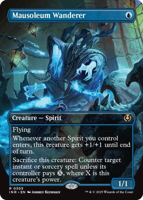 Mausoleum Wanderer (Borderless) card from Innistrad Remastered