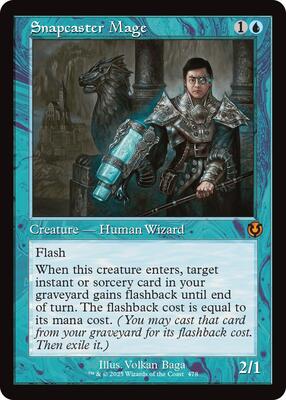 Snapcaster Mage (Retro Frame) card from Innistrad Remastered