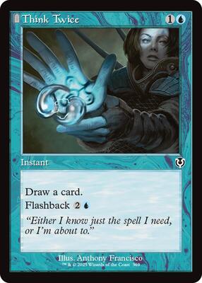 Think Twice (Retro Frame) card from Innistrad Remastered