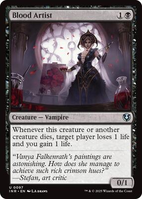 Blood Artist card from Innistrad Remastered