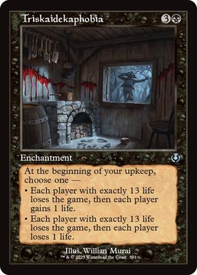 Triskaidekaphobia (Retro Frame) card from Innistrad Remastered