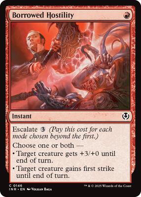 Borrowed Hostility card from Innistrad Remastered