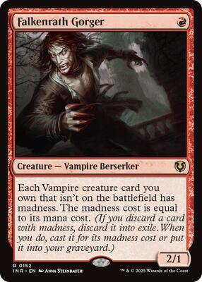 Falkenrath Gorger card from Innistrad Remastered