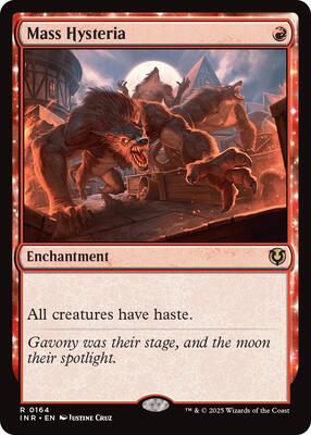 Mass Hysteria card from Innistrad Remastered