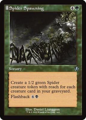 Spider Spawning (Retro Frame) card from Innistrad Remastered